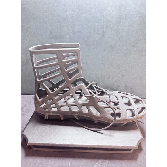 Bottega Veneta Black Atlas Sandals Size 14 US LS(336237)